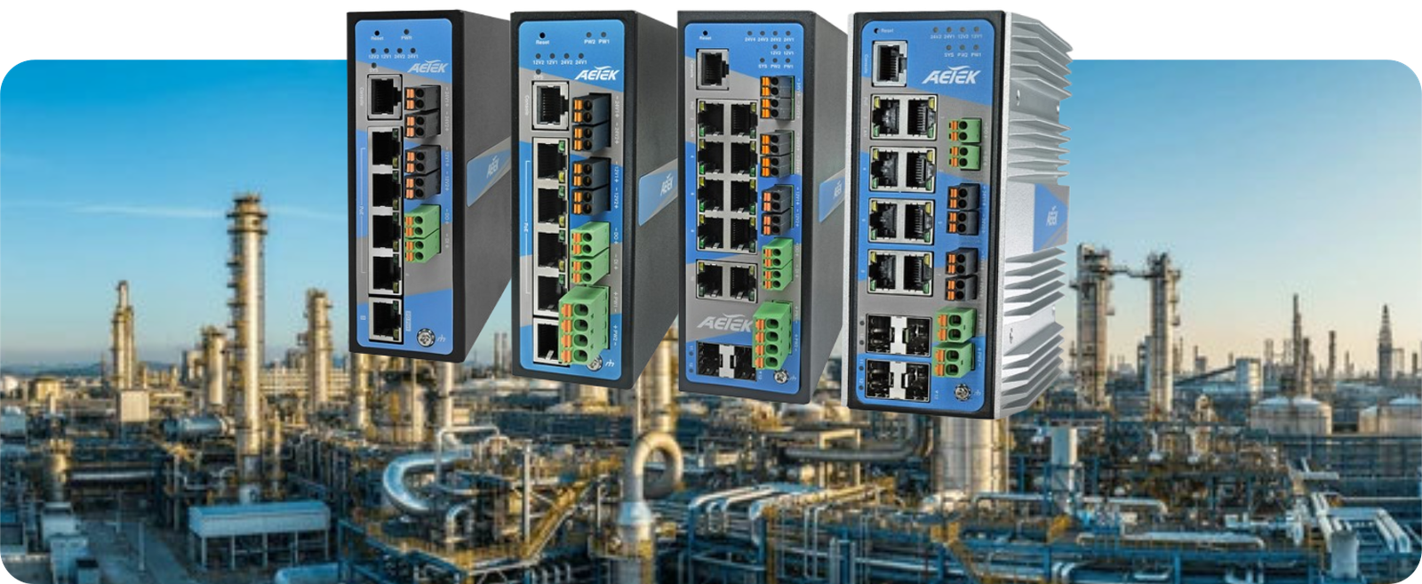 Soluções em conectividade: Switch Industrial